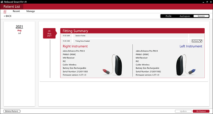 smartfit screen