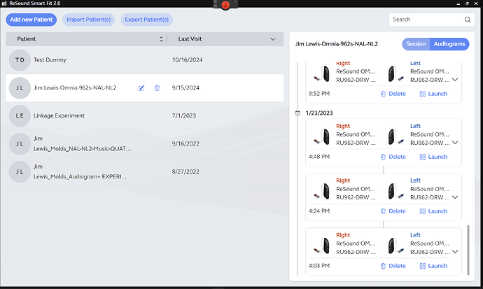 20250115 SmartFit Session Choice Screen