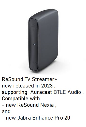ReSound TV Streamer+   New 2023 supporting  Auracast